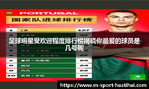 足球明星受欢迎程度排行榜揭晓你最爱的球员是几号呢